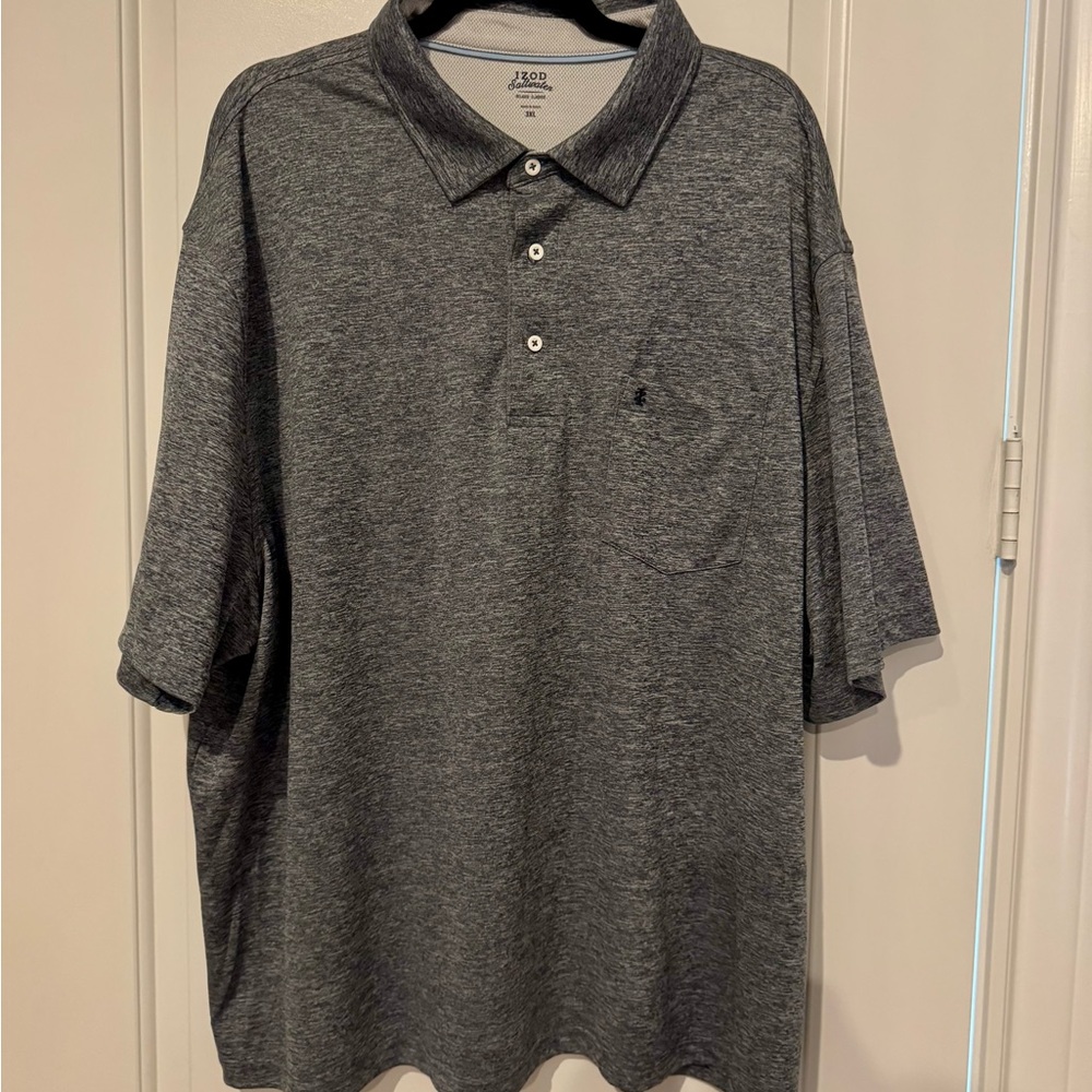 Izod Men's Gray Polo Shirt